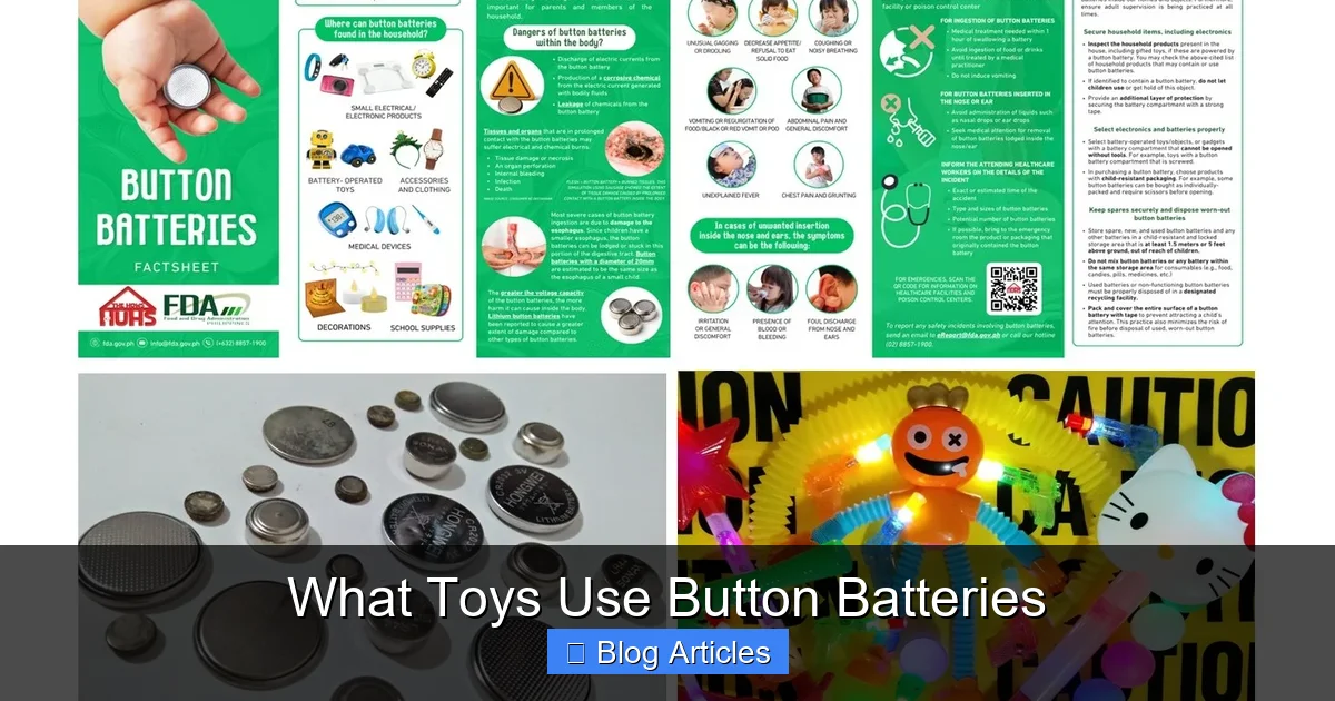 Identifying Which Toys Use Button Batteries