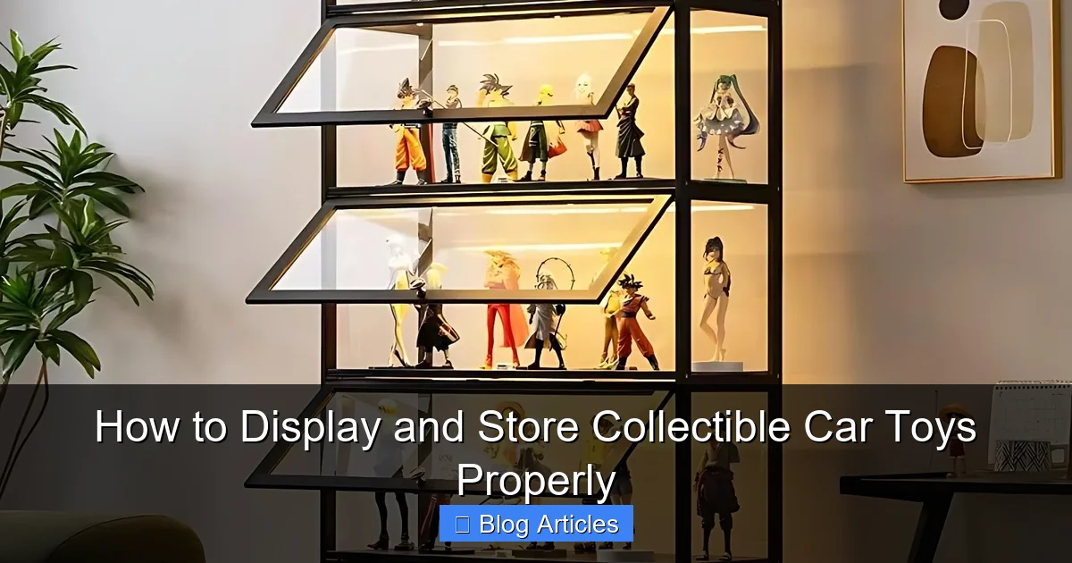 How to Display and Store Collectible Car Toys Properly