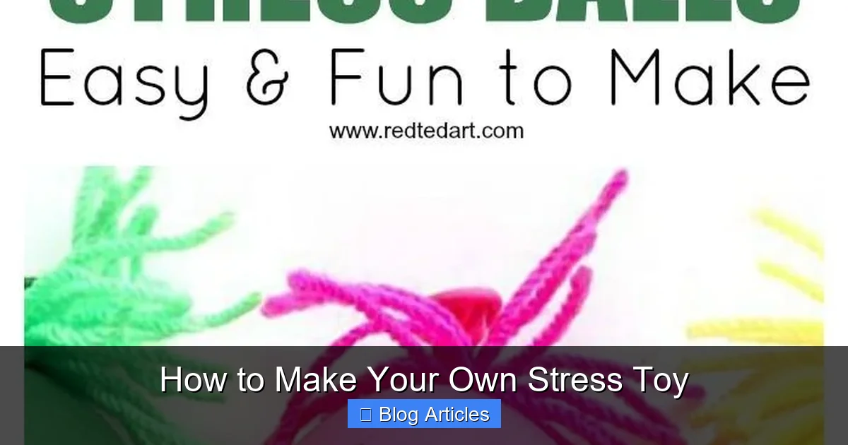 How to Make Your Own Stress Toy