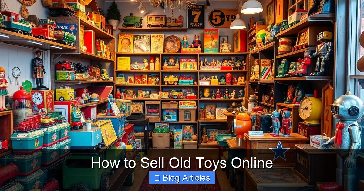 How to Sell Old Toys Online