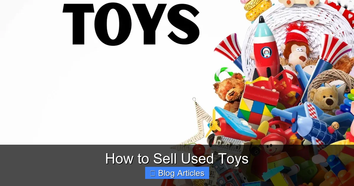 How to Sell Used Toys