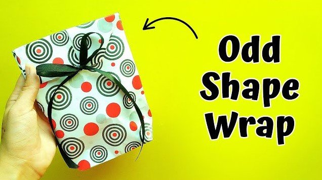 how to wrap odd shaped toys